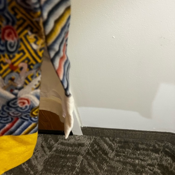 DRIES VAN NOTEN Runway oriental dragon colorblocked wool blend Skirt Size 40 - Picture 9 of 11